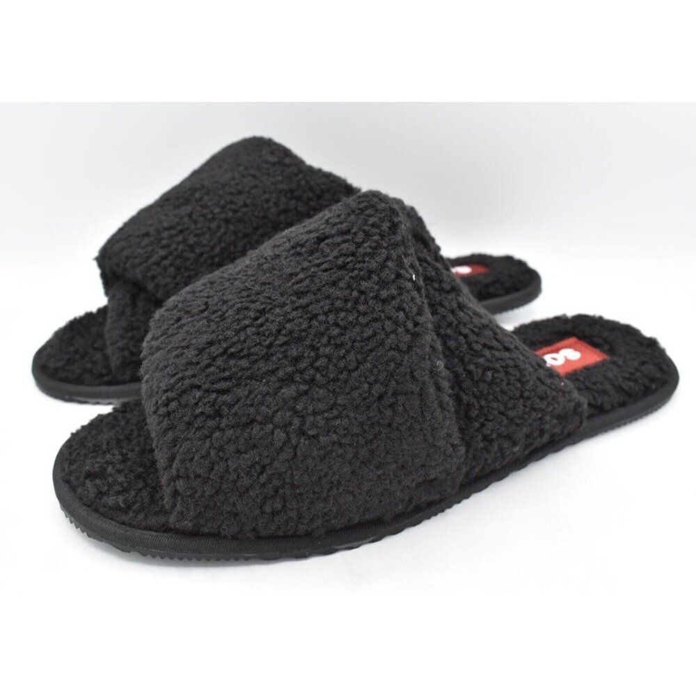 Sorel Womens Size 10 Go Mail Run‎ Black Sea Salt Slip On Slippers Shoes